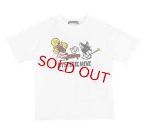 画像1: Hystericmini  HYS MINI BAND WAGON SESSION 半袖Tシャツ　　00；ホワイト (1)