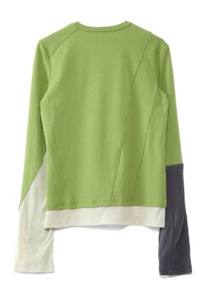 画像2: AULA AILA（アウラ アイラ）　 カラーブロックインナー   20;YELLOW GREEN　サイズ；00 (2)