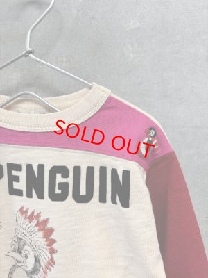画像2: 2026秋冬 　DENIMDUNGAREE　　 テンジク 1ST PENGUIN L/S TEE　　92；クレイジー (2)