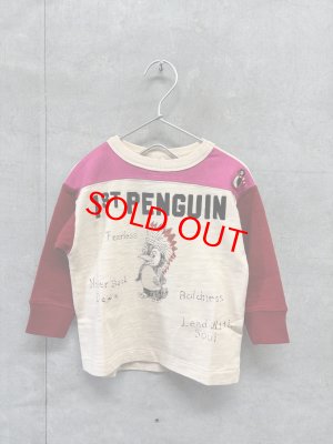 画像1: 2026秋冬 　DENIMDUNGAREE　　 テンジク 1ST PENGUIN L/S TEE　　92；クレイジー (1)