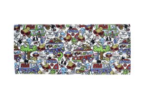 画像1: Hystericmini　HYS MINI BAND WAGON フェイスタオル　98；マルチ (1)