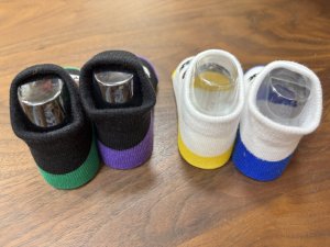 画像2: XLARGE KIDS 　バックスタイルファニーゴリラベビーソックス    　サイズ；F（9-13cm） (2)