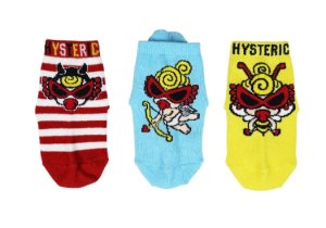 画像2: ☆MY FIRST HYSTERIC　　　ALL STARS BABY 3P ソックス　　10；ブラック (2)