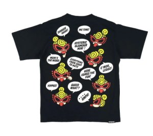画像2: Hystericmini　　 MINI FACE WITH SPEECH BALLOON 半袖Tシャツ　　10；ブラック (2)
