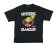 画像1: Hystericmini　　 MINI FACE WITH SPEECH BALLOON 半袖Tシャツ　　10；ブラック (1)