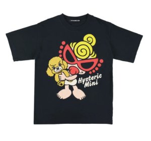 画像1: Hystericmini　　 BIG LOVE TO SOFIA 半袖Tシャツ　　10；ブラック (1)