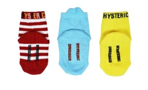 画像3: ☆MY FIRST HYSTERIC　　　ALL STARS BABY 3P ソックス　　10；ブラック (3)