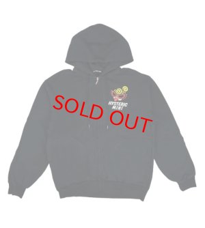 画像1: Hystericmini　　MINI FACE WITH SPEECH BALLOON 裏毛 パーカー 　ADULT SIZE；M　　10；ブラック　 (1)
