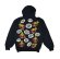 画像2: Hystericmini　　MINI FACE WITH SPEECH BALLOON 裏毛 パーカー 　ADULT SIZE；M　　10；ブラック　 (2)