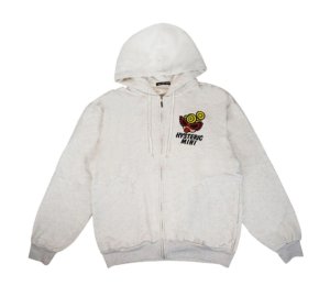 画像1: Hystericmini　　MINI FACE WITH SPEECH BALLOON 裏毛 パーカー 　ADULT SIZE；M　　16；オートミール (1)