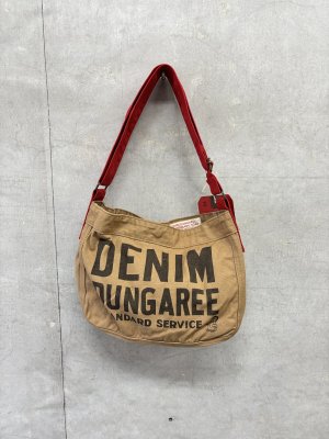 画像1: 2026秋冬 　DENIMDUNGAREE　　 ペニーショルダーバッグ　27；ライトブラウン (1)