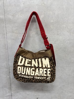 画像1: 2026秋冬 　DENIMDUNGAREE　　 ペニーショルダーバッグ　　7；茶(ヒョウ) (1)