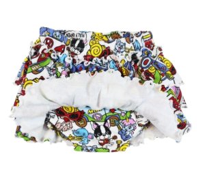 画像3: MY FIRST HYSTERIC MINI      BAND WAGON 総柄 インナーパンツ付き スカート　14；ブラック系 (3)
