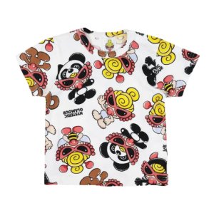 画像1: MY FIRST HYSTERIC MINI      WITH BOB&MARIE 半袖Tシャツ    04；ホワイト系 (1)