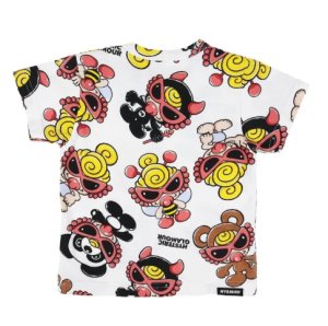 画像2: MY FIRST HYSTERIC MINI      WITH BOB&MARIE 半袖Tシャツ    04；ホワイト系 (2)