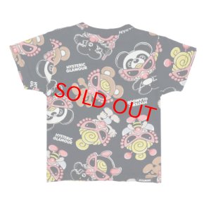 画像2: MY FIRST HYSTERIC MINI      WITH BOB&MARIE 半袖Tシャツ    14；ブラック系 (2)