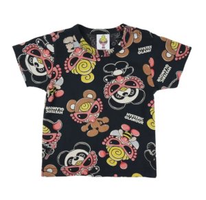 画像1: MY FIRST HYSTERIC MINI      WITH BOB&MARIE 半袖Tシャツ    14；ブラック系 (1)