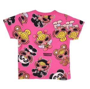 画像2: MY FIRST HYSTERIC MINI      WITH BOB&MARIE 半袖Tシャツ    29；ピンク系 (2)
