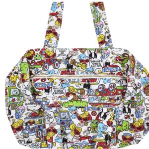 画像4: Hystericmini　　BAND WAGON総柄 ペアレンツバッグ　　04；ホワイト (4)