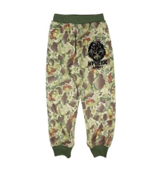 画像1: Hystericmini　　吸水速乾 DUCK HUNTER CAMO総柄 メッシュパンツ　93；メイサイ (1)