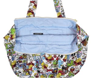 画像3: Hystericmini　　BAND WAGON総柄 ペアレンツバッグ　　04；ホワイト (3)