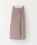 画像3: Veritecoeur　 ワイドクロップドパンツ　 BROWN×ECRU CHECK　サイズ；F (3)