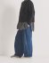 画像2: Veritecoeur　カーブパンツ　INDIGO BLEACH　　サイズ；F (2)
