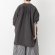 画像2: Veritecoeur　ヘンリーネックシャツ　　DARK BROWN　サイズ；F (2)