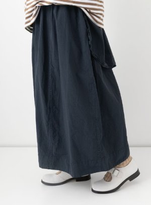 画像2: Veritecoeur　バレルスカート　DARK NAVY　サイズ；F (2)