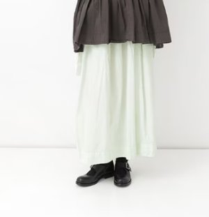 画像1: Veritecoeur　バレルスカート　MINT GREEN    サイズ；F (1)