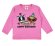 画像1: MY FIRST HYSTERIC MINI      HAPPY BIRTHDAY TO YOU 長袖Tシャツ　25；ピンク (1)