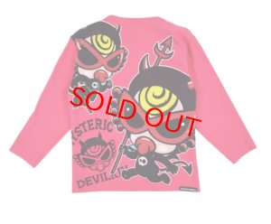画像2: MY FIRST HYSTERIC MINI      DEVILKIN 長袖Tシャツ　  26；マゼンタ (2)