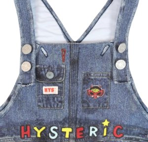 画像3: MY FIRST HYSTERIC MINI      DEVILKIN Like a denim Viscotex サロペット　　45；インディゴ　　サイズ；FREE(80-90cm)  (3)