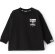 画像1: XLARGE KIDS　バックプリント長袖Tシャツ　　80；黒 (1)