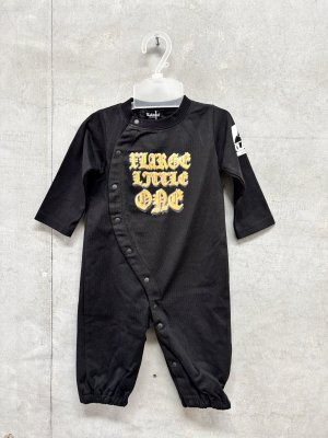 画像1: XLARGE KIDS　ビッグロゴ2WAYオール　　80；黒　　サイズ（50-70） (1)