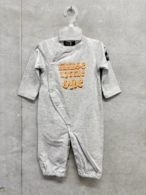 画像1: XLARGE KIDS　ビッグロゴ2WAYオール　　85；TOP・グレー　　サイズ（50-70） (1)
