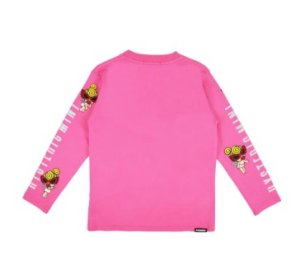画像2: MY FIRST HYSTERIC MINI    GLITTERING ANGEL MINI 長袖Tシャツ　25；ピンク (2)