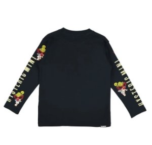 画像2: MY FIRST HYSTERIC MINI    GLITTERING ANGEL MINI 長袖Tシャツ　10；ブラック (2)