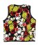 画像2: MY FIRST HYSTERIC MINI     BABY MINI総柄 マイクロフリースベスト　　14；ブラック系 (2)