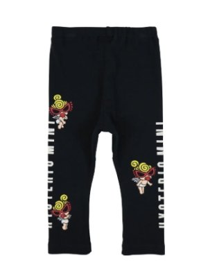 画像2: MY FIRST HYSTERIC MINI    ANGEL MINI 10分丈 レギンス　10；ブラック (2)