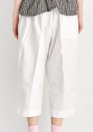 画像1: Veritecoeur　サーフェイスダイパンツ　　WHITE　サイズ；F (1)