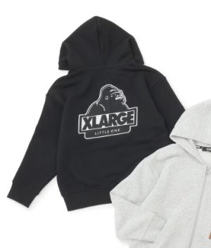 画像3: XLARGE KIDS　 OGジップパーカ　　　80；黒　　 (3)