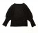 画像2: MakeYourDay　ラメ入りリブパフスリーブ長袖Tシャツ(ジュニアサイズ)　カラー；ブラック (2)