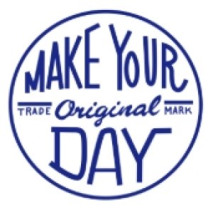 画像1: MakeYourDay　ロゴフーディー 　カラー；ブラック (1)