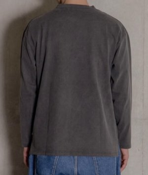 画像4: MakeYourDay　アイアンウルフロック長袖Tシャツ 　カラー；チャコール (4)