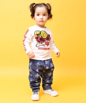 画像3: MY FIRST HYSTERIC MINI   STAR WITH MINI JQ パンツ　　45；インディゴ (3)