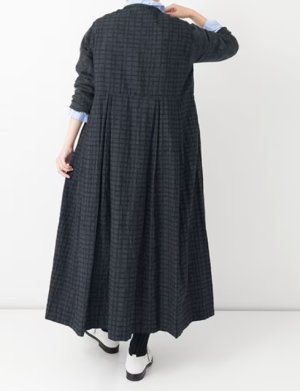 画像2: Veritecoeur　　 ノースリーブワンピース　　SUMIKURO×NASUKON CHECK　サイズ；F (2)