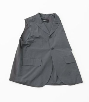 画像1: Veritecoeur　 T/Cタフタベスト　GRAY     サイズ；F (1)