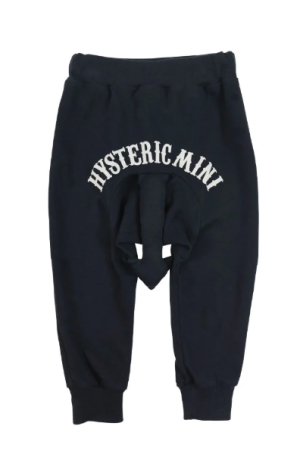 画像2: MY FIRST HYSTERIC MINI   スムース DEVILKIN 10分丈 パンツ　　10；ブラック (2)