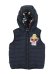 画像1: MY FIRST HYSTERIC MINI   PLUMP MINI 総柄 RV ベスト　　10；ブラック (1)